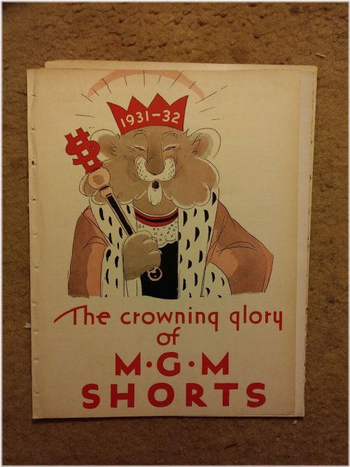 Crowning of MGM Shorts Set with Invitation and Herald - Vintage Hollywood Memorabilia