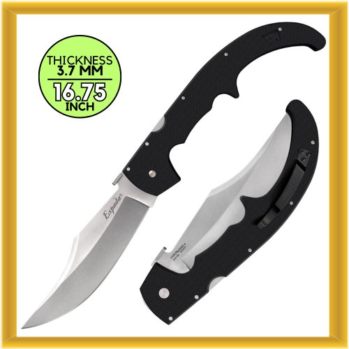 Black G-10 Espada Folding Knife