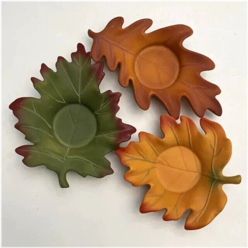 Whispering Leaves Tea Light Trio