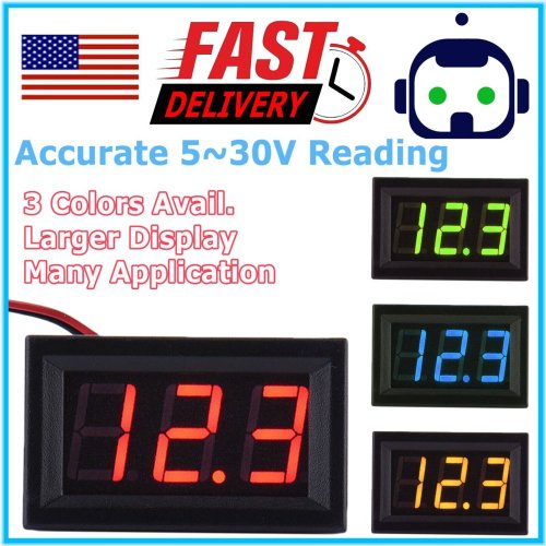 Voltage Master Digital Display for Vehicles