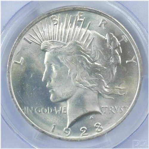 Radiant Peace Silver Dollar - Brilliant Uncirculated (1923)