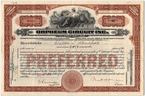 CineStock Heritage Certificate