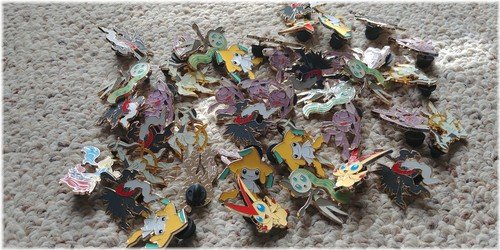 Legendary Pokemon Pin Collection
