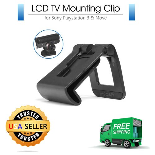 ClipMount for PS3 Eye Camera and Playstation 3 Move on LCD Flat Screens