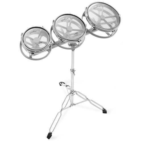 Trio Rototom Percussion Set with Remo Heads and Stand