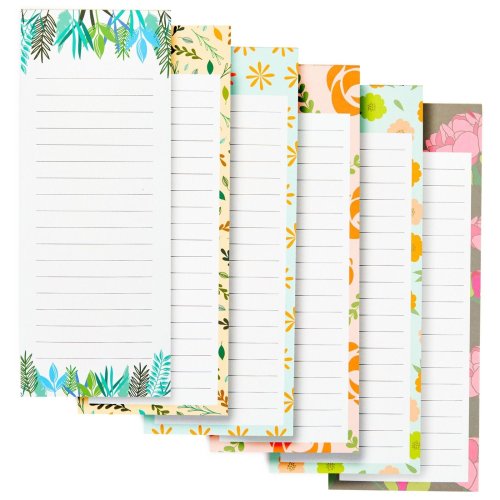 Floral Magnetic Notepad Set