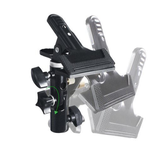 MountPro Bracket with Umbrella and Reflector Clip Holder and Screw Adapter