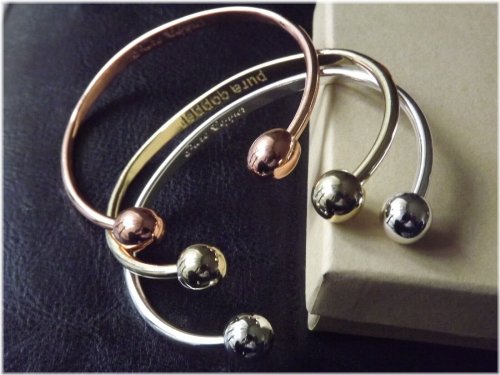 Copper Ball Bracelet with Magnetic Therapy