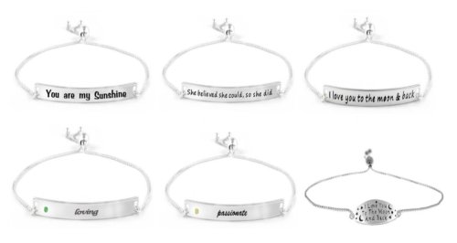 Love Engraved Bolo Bracelet