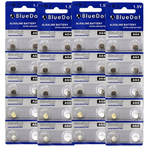 PowerCell Alkaline Button Batteries - Pack of 40