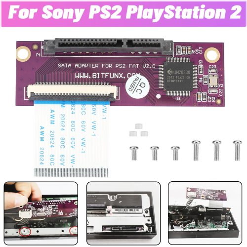 SATA Upgrade Adapter Kit for Sony PS2