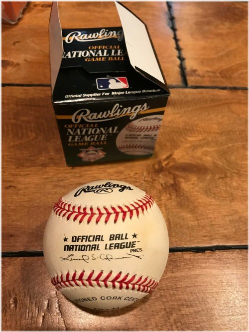 National League Baseball President Signature Ball
