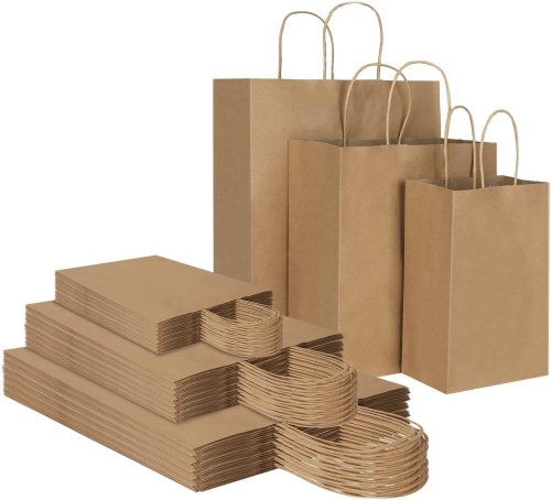 Eco-Friendly Kraft Gift Totes