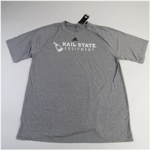 Adidas Mississippi State Bulldogs Men's Gray Short Sleeve Shirt