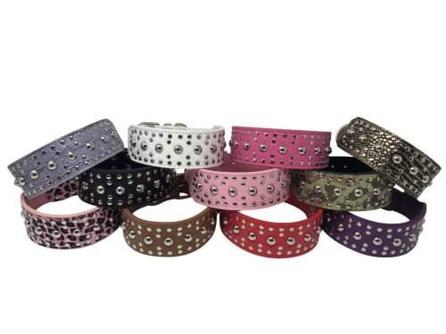 Rivet Leather Collar