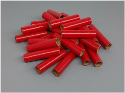 Fireworks Kraft Gloss Red PYRO Cardboard Tubes