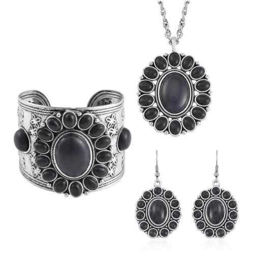 Black Howlite Harmony Set