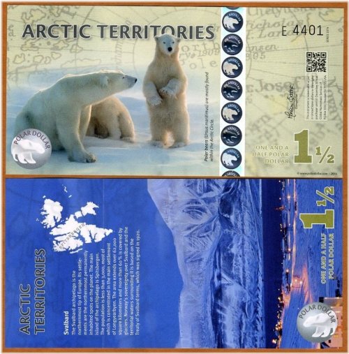 Arctic Polar Bears Paper Note