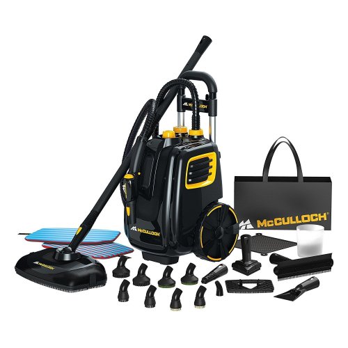 Deluxe Canister Steam Cleaner with 23 Accessories by McCulloch