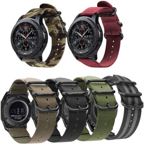 Nylon Weave Watch Band for Samsung Galaxy Watch 46mm Sport