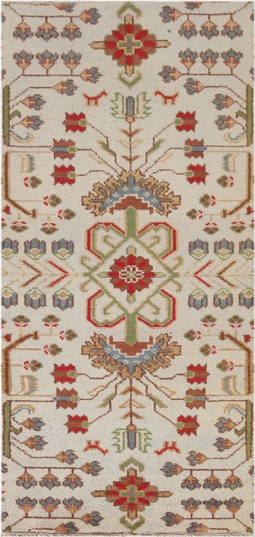 Ivory Serapi Handmade Wool Rug