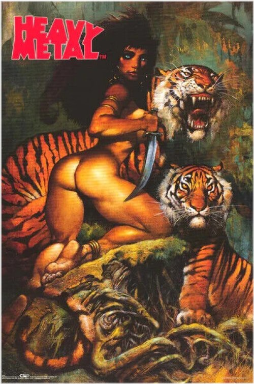 Tigress 1999 Poster by Simon Bisley