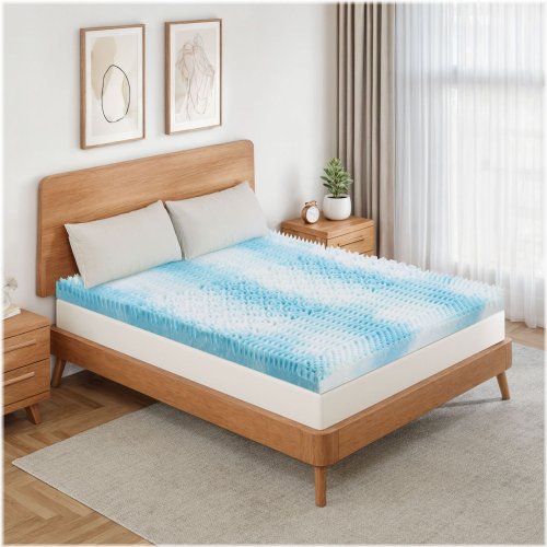 Cooling Gel Memory Foam Topper