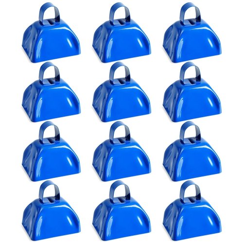 Blue Football Cow Bells