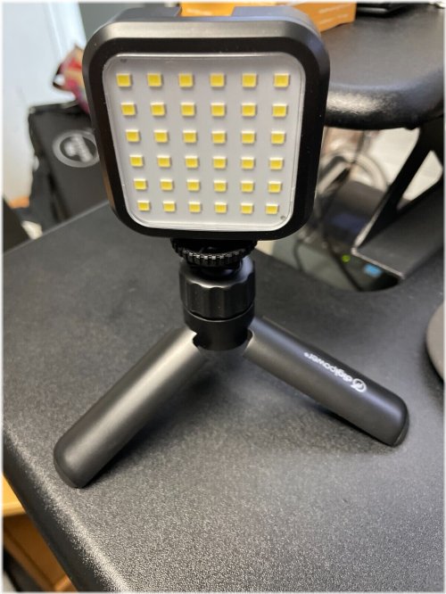 IlluminatePro LED Camera Light with Mini Tripod