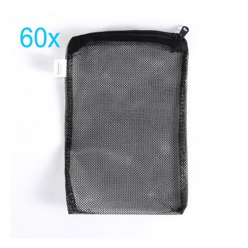 PureGuard Mesh Bags - 60 Pack for Clean and Reusable Aquarium Filtration