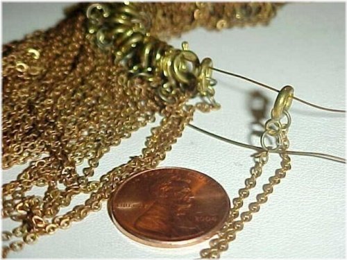 Vintage Brass Cable Link Bracelets