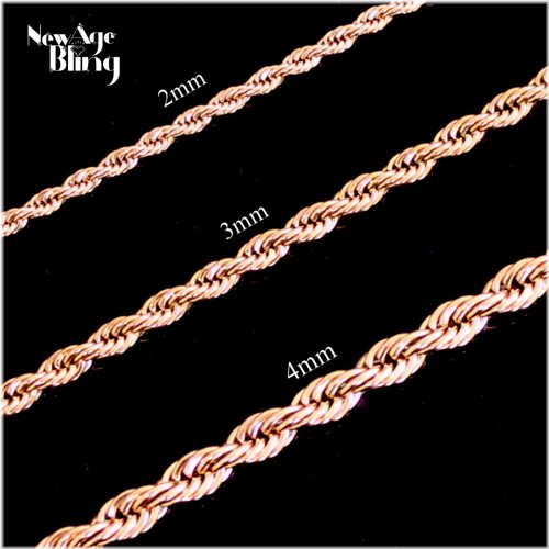 Rose Gold Rope Necklace: A Timeless Classic for Men and Women