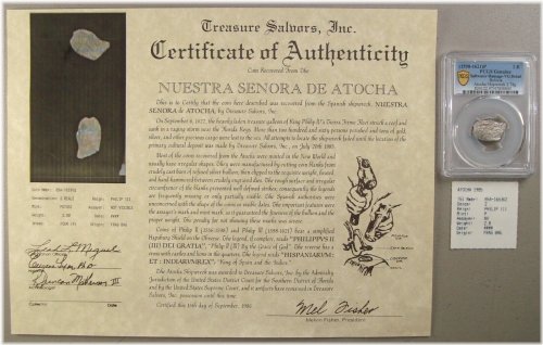 Atocha Shipwreck Silver 2 Reales