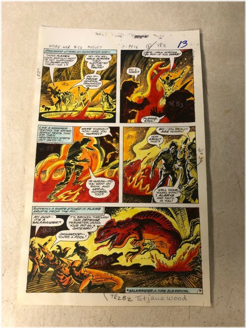 Wicked Salamander Original Color Guide Artwork