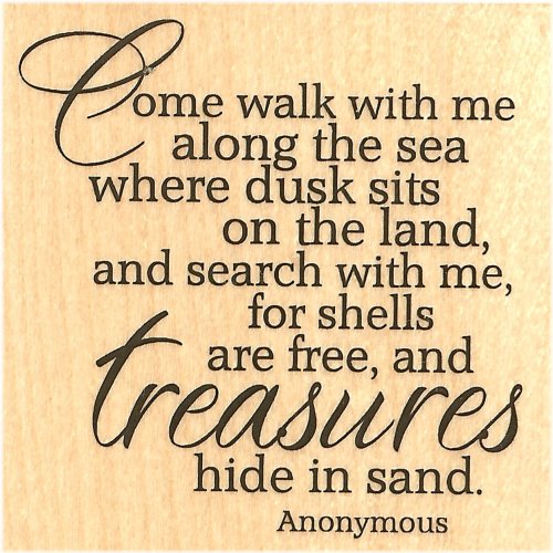 Seaside Sentiments Rubber Stamp