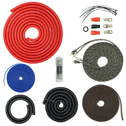 Amplifier Install Wiring Kit (5000W) by SoundBox