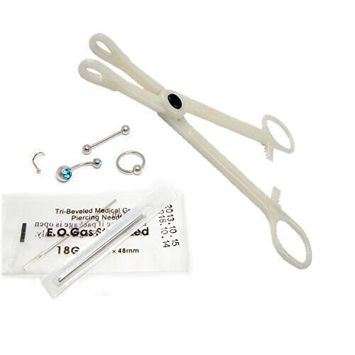 Multi-Purpose Piercing Set with Needles in Various Gauges