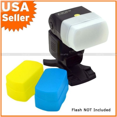 Colorful Flash Diffuser Kit for Canon 580EX