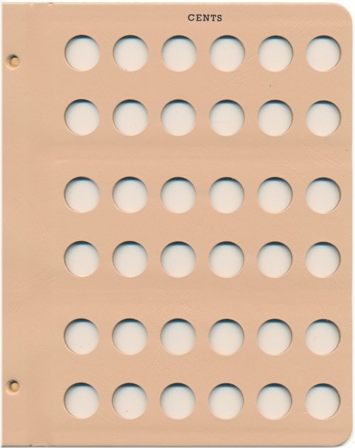 United States 1 Cent Dansco Coin Album