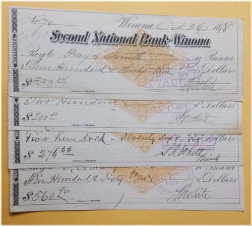Winona National Bank Checks