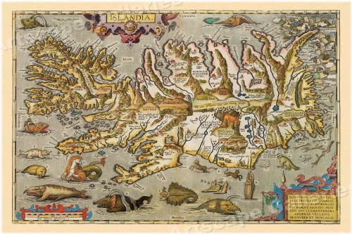 Iceland Sea Monsters Exploration Map