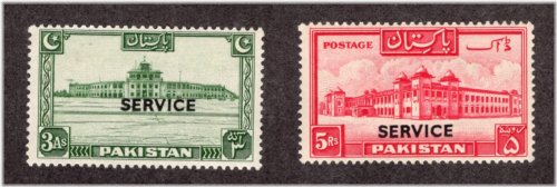 Pakistan Official Stamps 1941-1961 Collection
