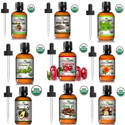 Pure Virgin Essential Oil Dropper Set