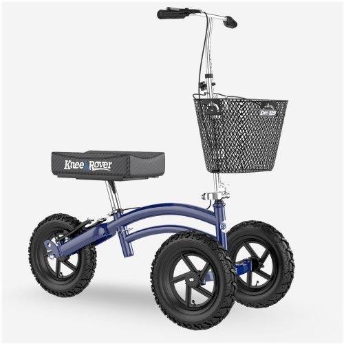 Blue Steerable Knee Scooter