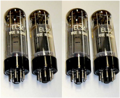 Shuguang Quad Matched EL34 Vacuum Tubes