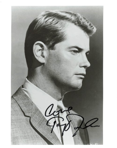 Troy Donahue Signed 8x10 Photo with PSA DNA Certification