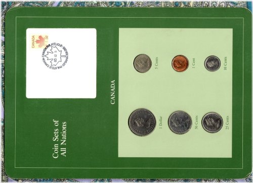Canadian Cartier Coin Set - UNC 1984