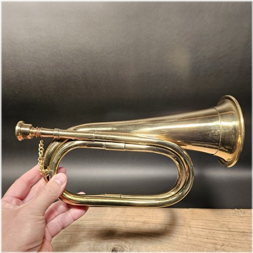 Civil War Era Authentic Brass Bugle Replica