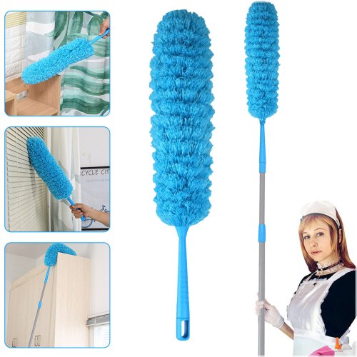 Bendable Microfiber Dusting Brush for Gentle and Effective Cleaning