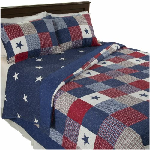 Patriotic Patchwork Bedding